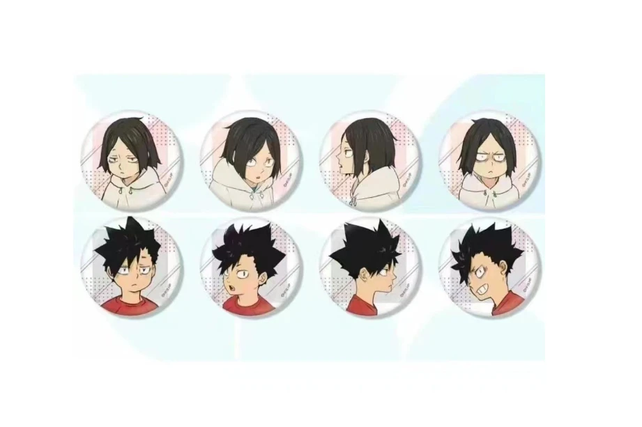 【麻辣兔】排球少年研磨黑尾    幼年吧唧日谷现货（默认代拆）