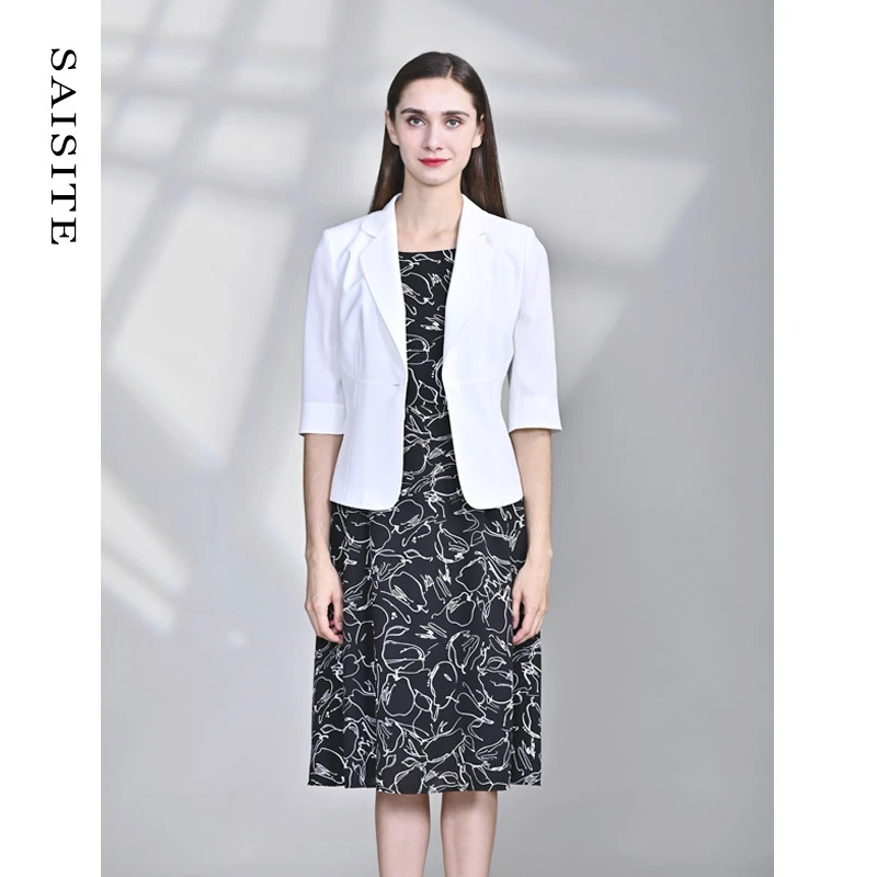 赛斯特女装夏季无袖连衣裙F0541