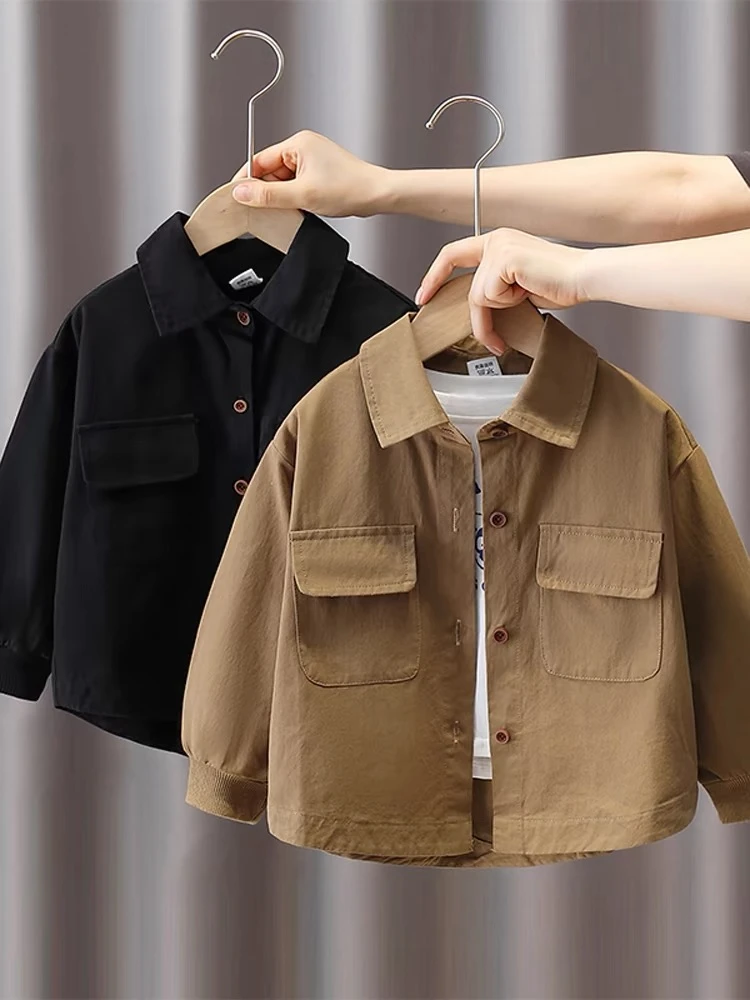 春秋新款儿童男女宝衬衫打底下单备注编码