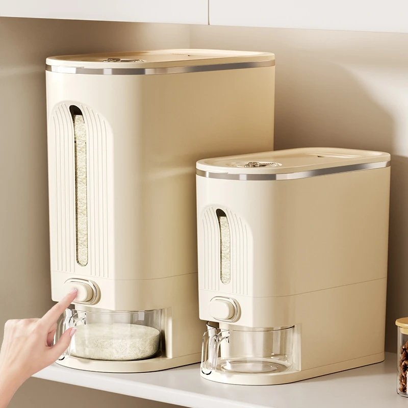 家用密封防虫防潮装米桶大容量大米缸食品级米面箱轻奢防尘储米桶