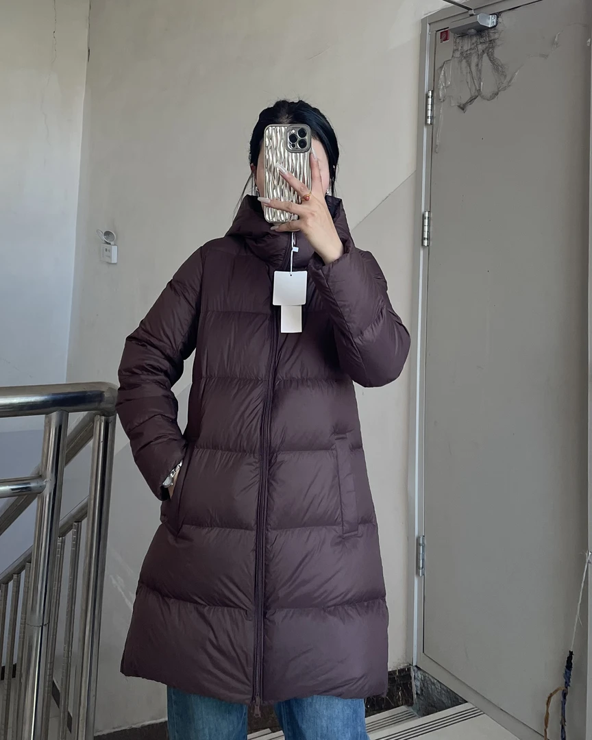 女士轻薄修身中长款外套