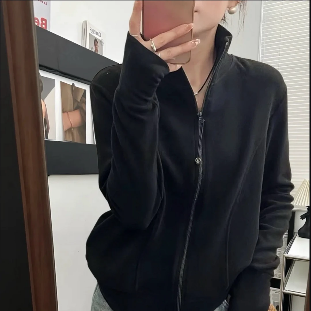 【运费险】老钱风百搭德绒加绒显瘦休闲宽松减龄开衫双头拉链外套