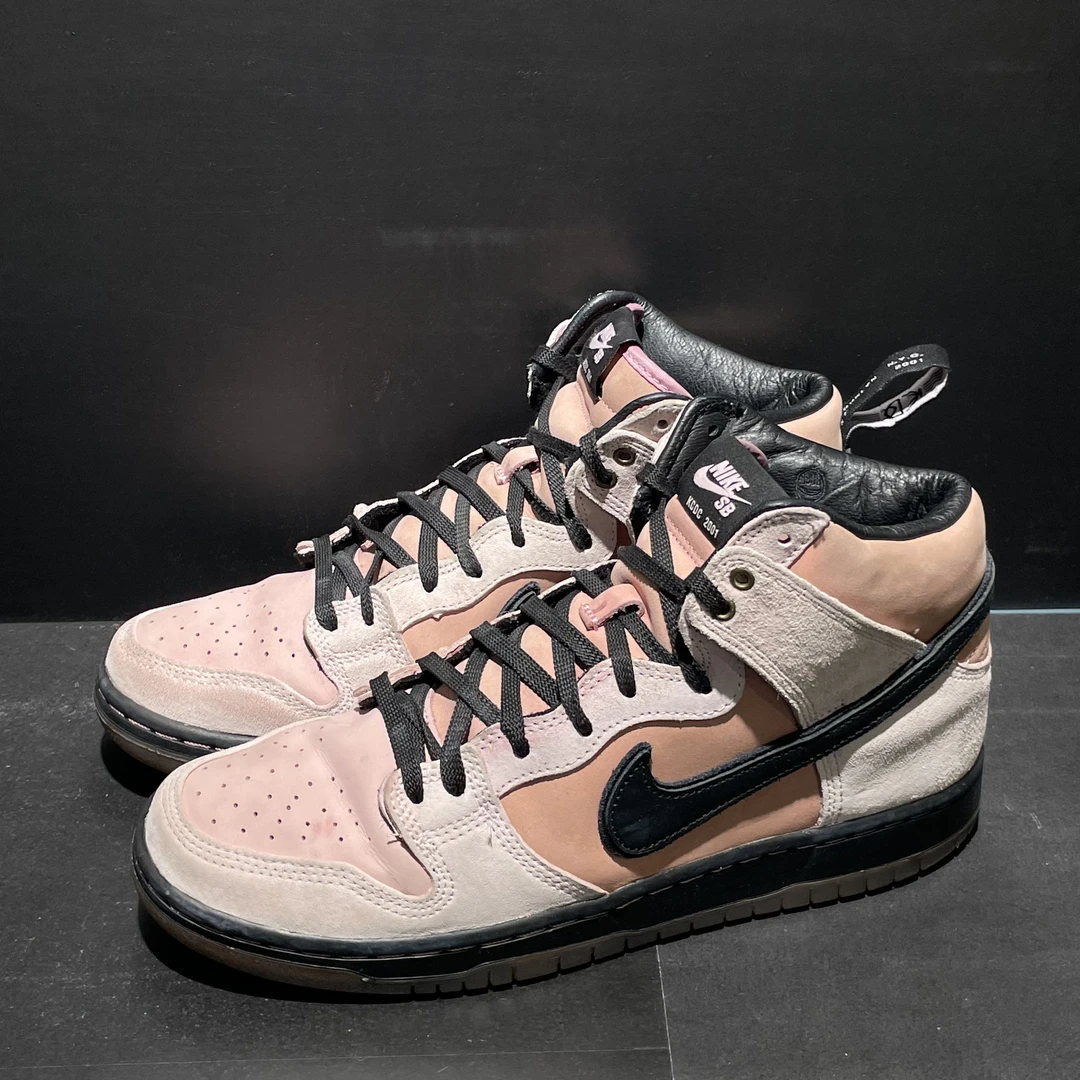 43码27.5cm｜正品闲置 nike dunk sb pro KCDC联名 黑粉 板鞋｜后跟