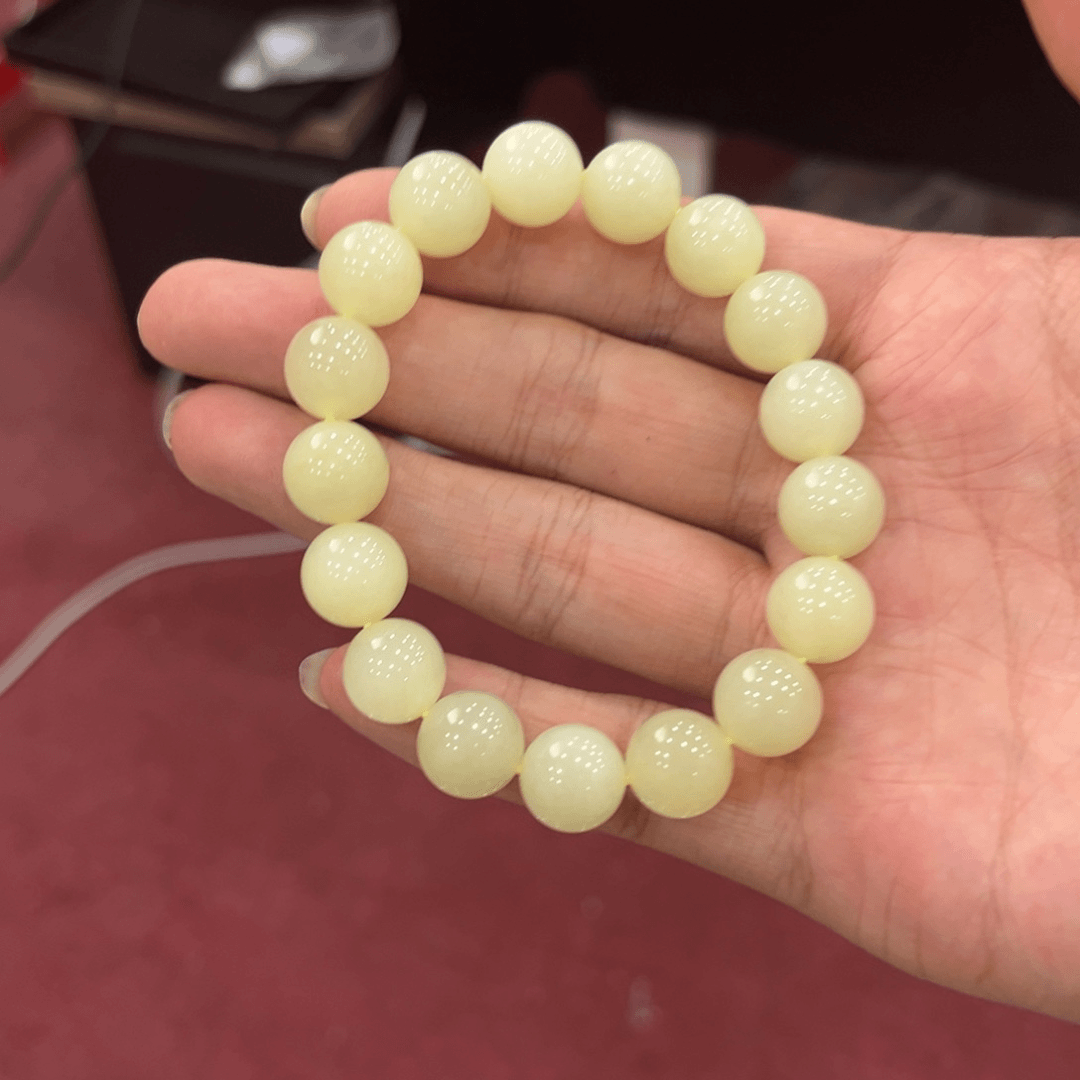 和田玉手串未镶嵌054