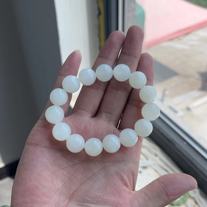 和田玉手串未镶嵌060