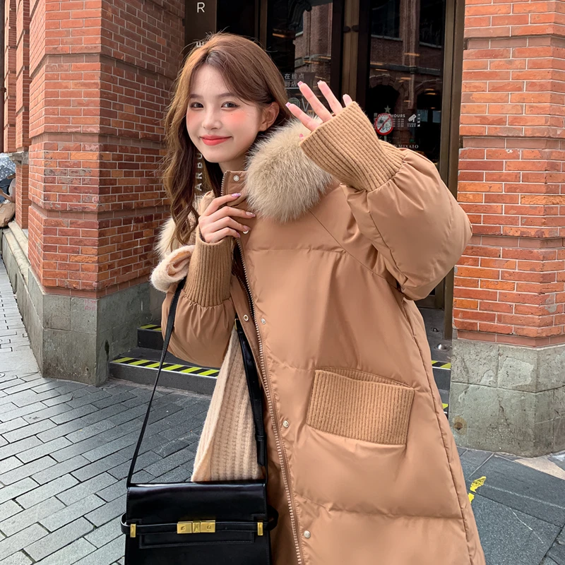 DEJIBVU/大季新款DJ-6611胖mm加肥大码羽绒服女H版型显瘦冬螺纹1
