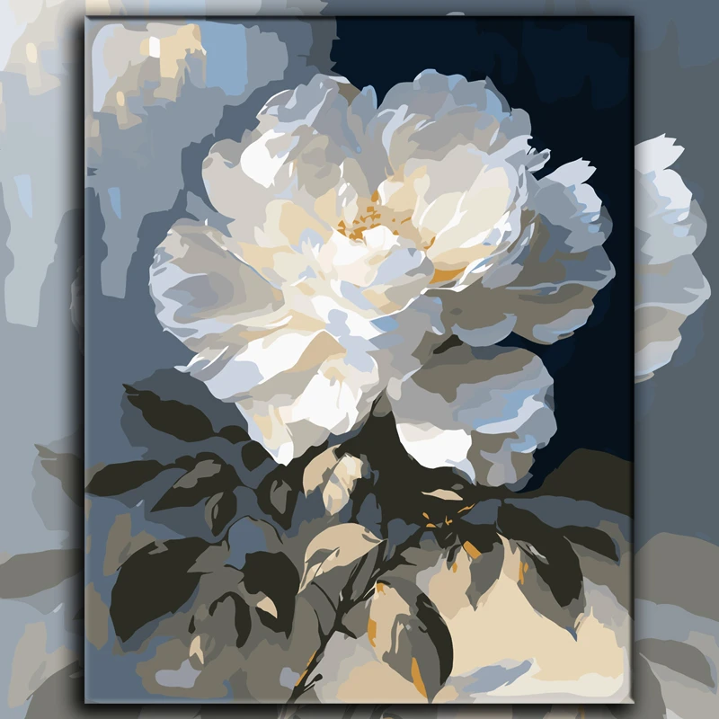 【送画架-粉丝福利】丙烯画DIY数字油画填色画手工油画零基础画画