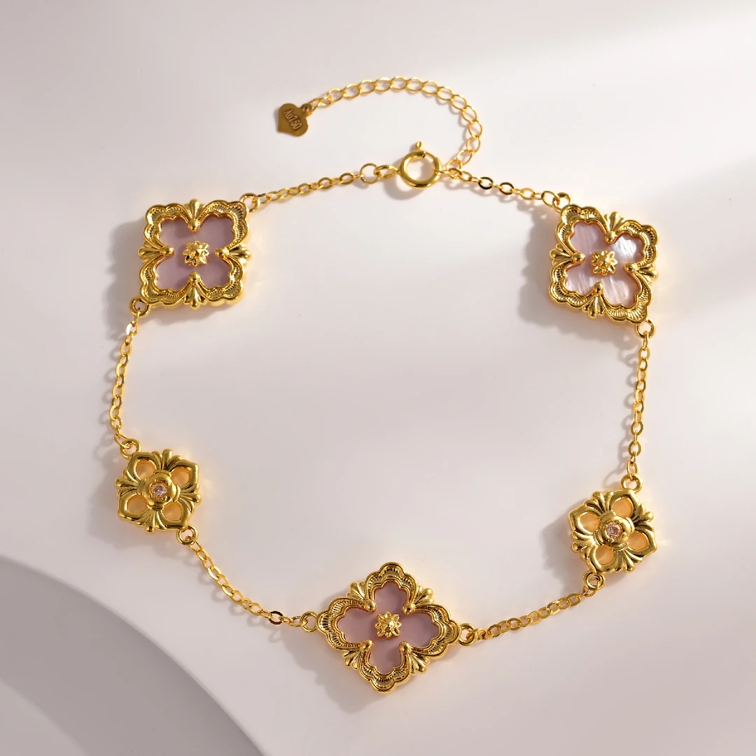 18k金粉贝布契拉提手链