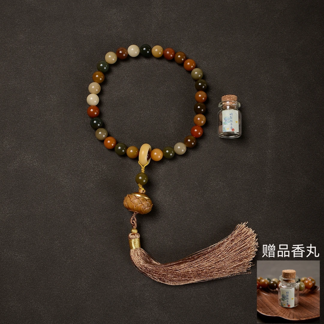 【巧儿专属】多宝色菩提手持路路通 古风国潮 （赠送香丸一瓶）