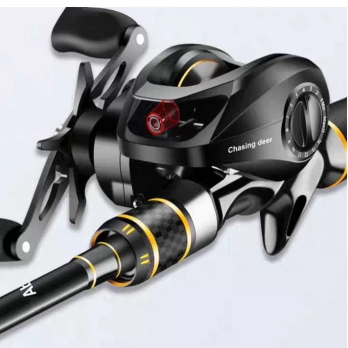 水滴轮远投水滴轮泛用打黑远投水滴轮远投杯黑金色