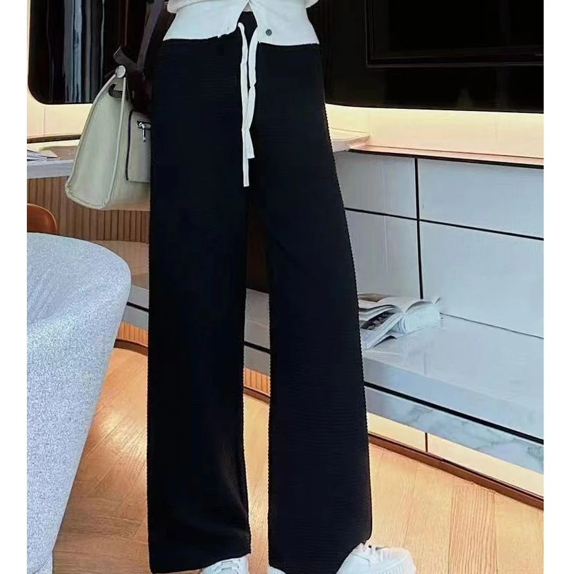 【诗妮歌】ER多斯订单 "柔如云朵"女明星超飒防寒直筒阔腿裤-902