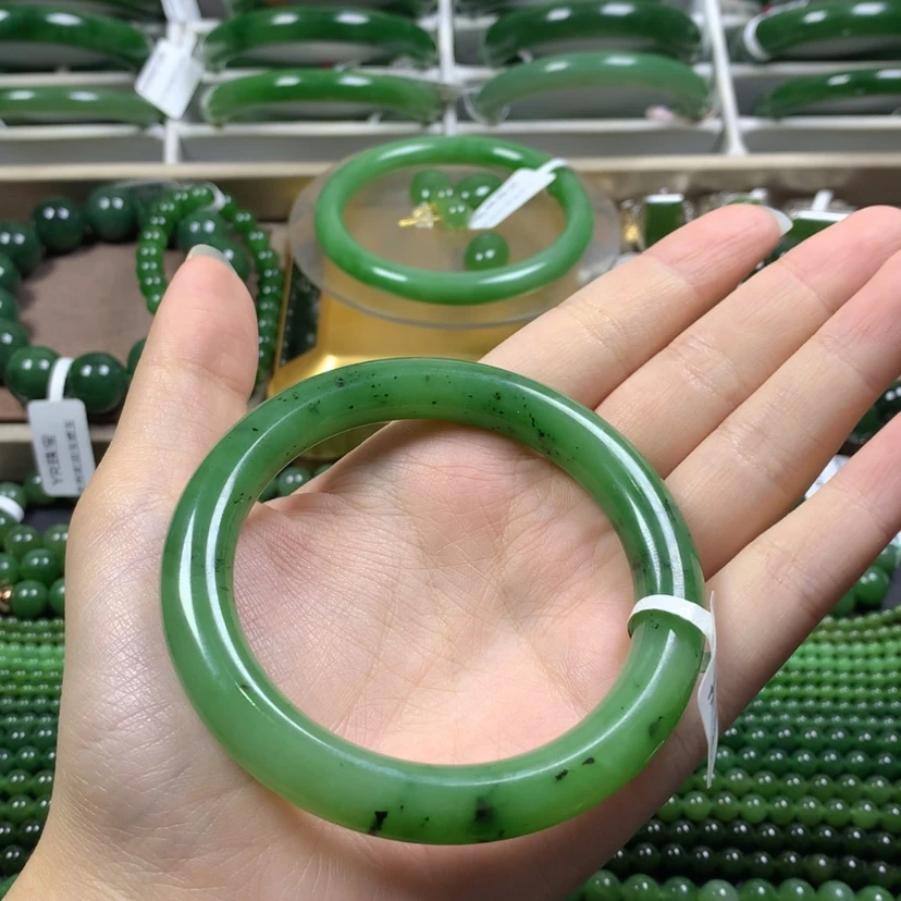 【闪购商品】和田玉（碧玉）手镯未镶嵌59
