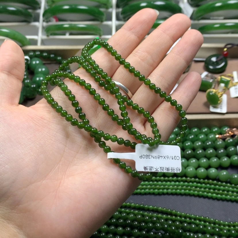 【闪购商品】和田玉（碧玉）颈饰未镶嵌卡4