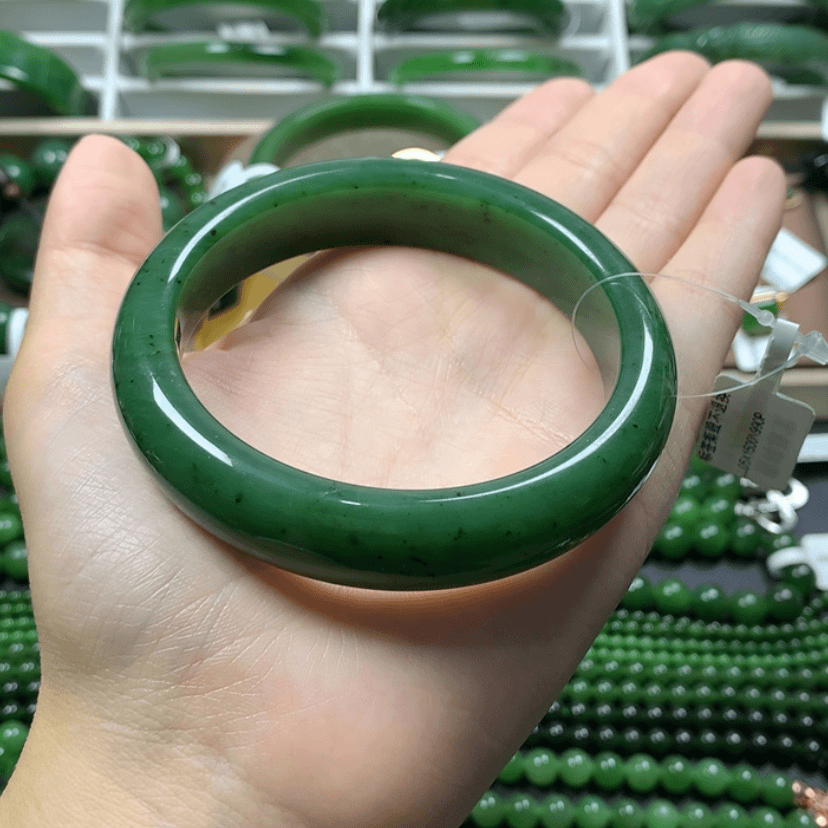 【闪购商品】和田玉（碧玉）手镯未镶嵌60