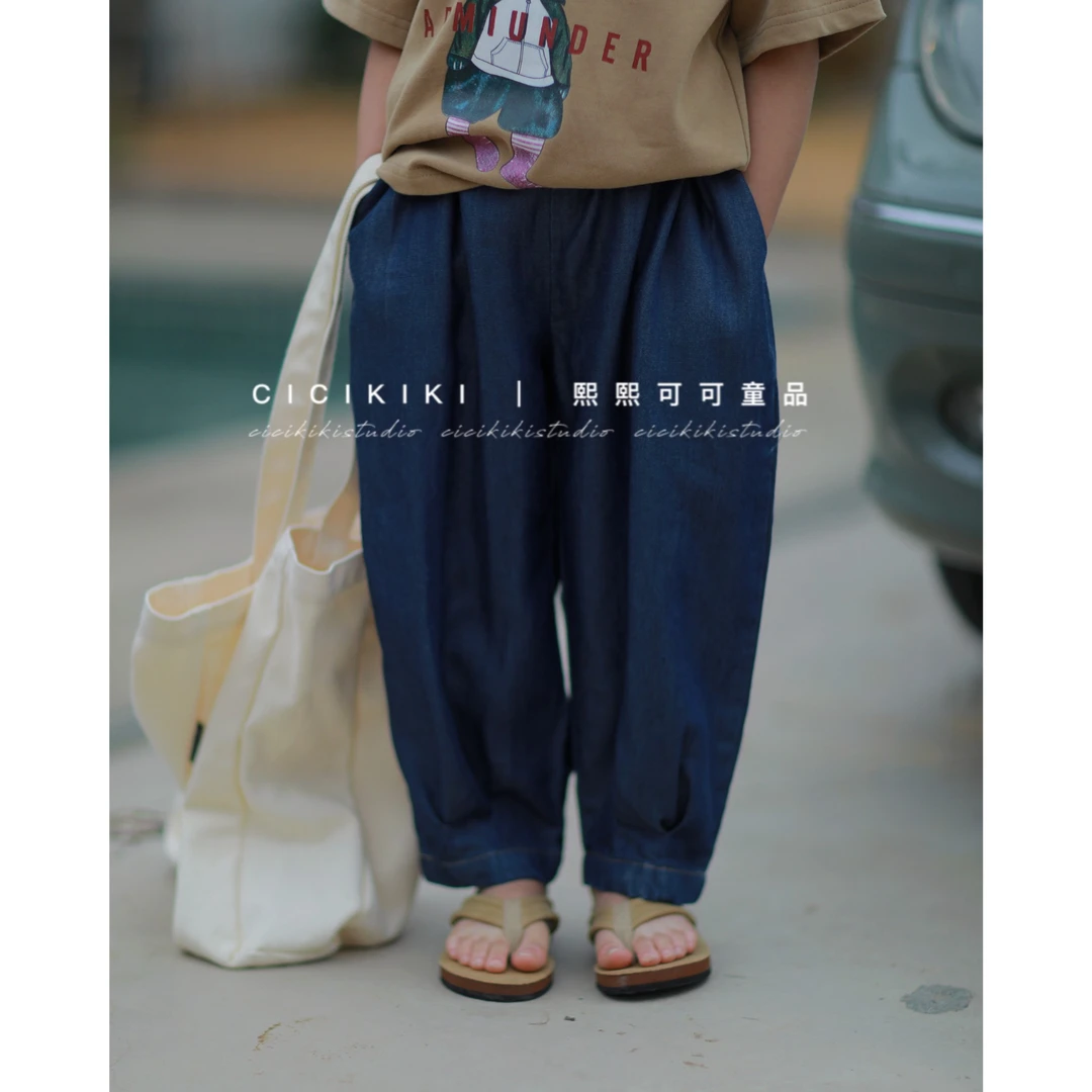 现货【希尔】女童夏季新百搭洋气牛仔裤子熙熙可可KZ2323