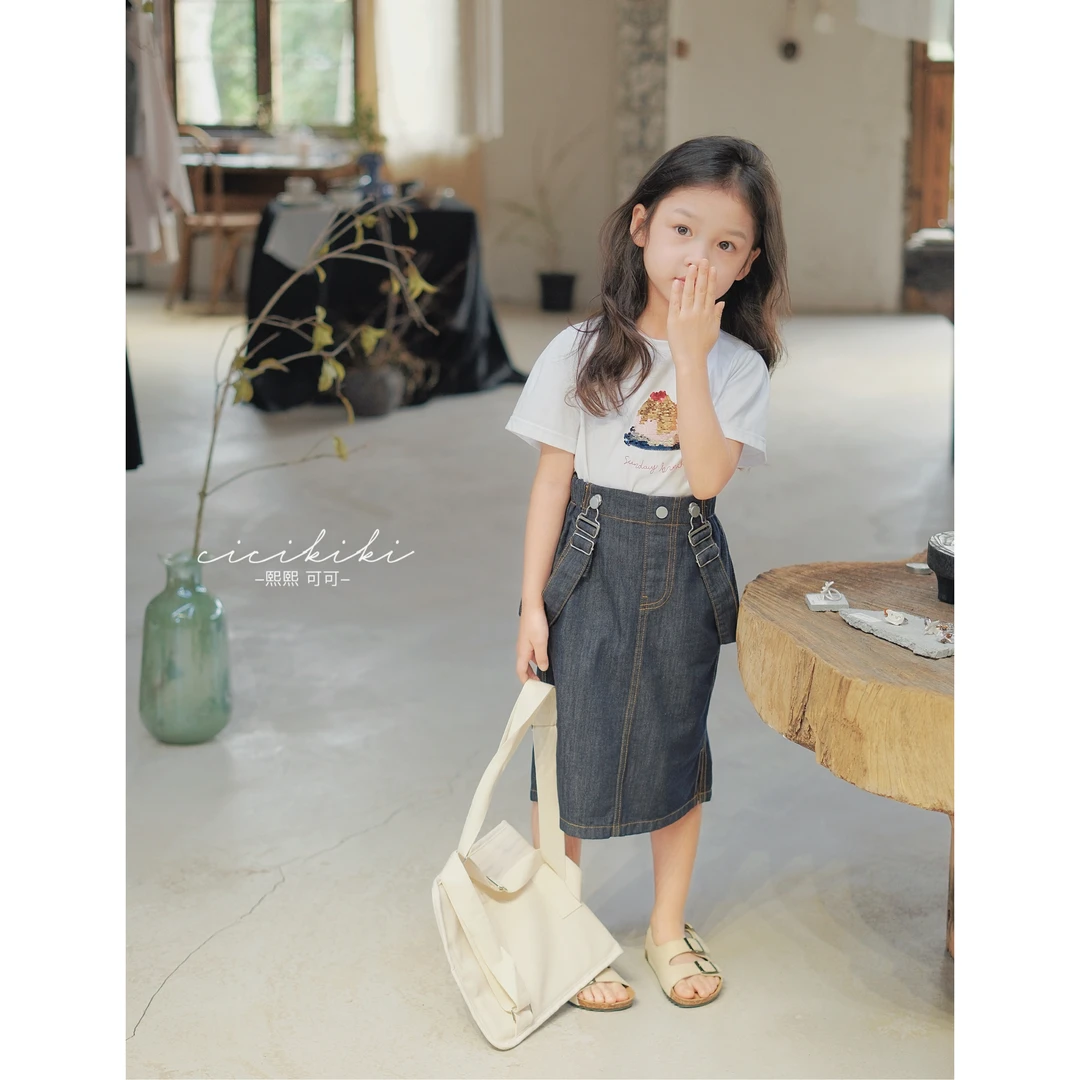 现货【背带裙】女童童装时尚甜美夏款儿童背带裙熙熙可可BXQ2426