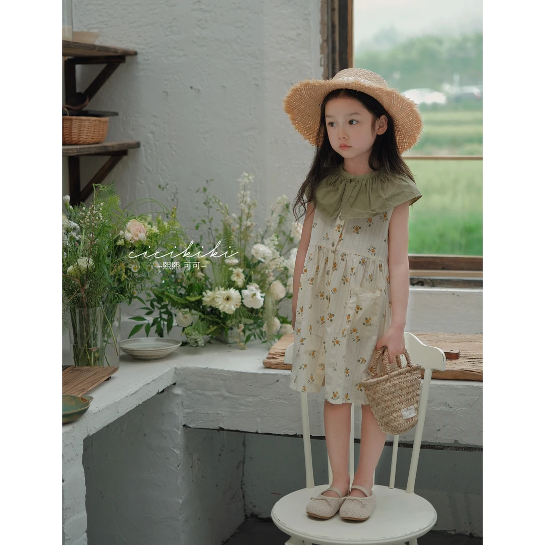现货【爱丽丝】女童时尚气质夏款儿童连衣裙熙熙可可LYQ2438