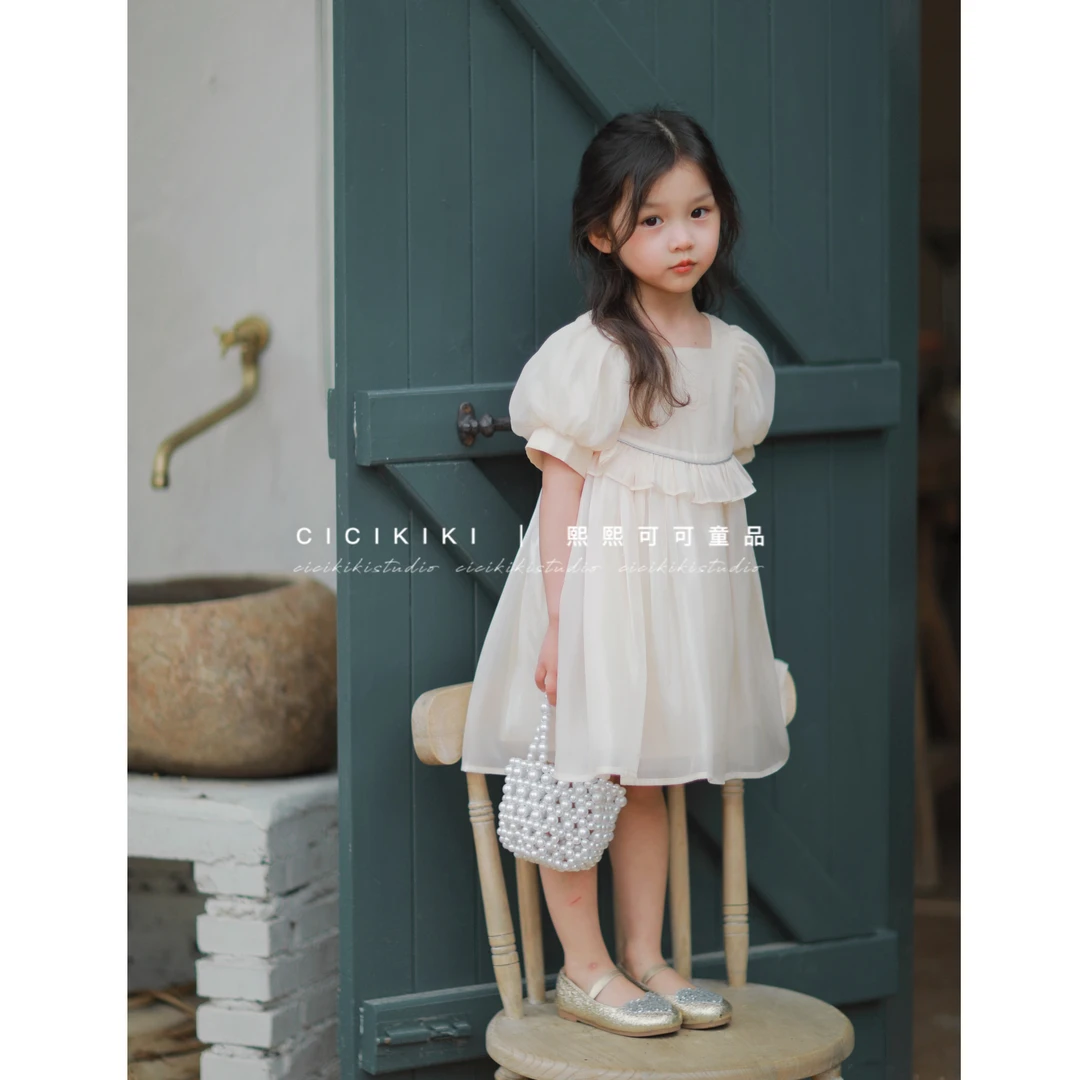 现货【杏仁公主】女童夏季新公主纱裙连衣裙熙熙可可LYQ2377