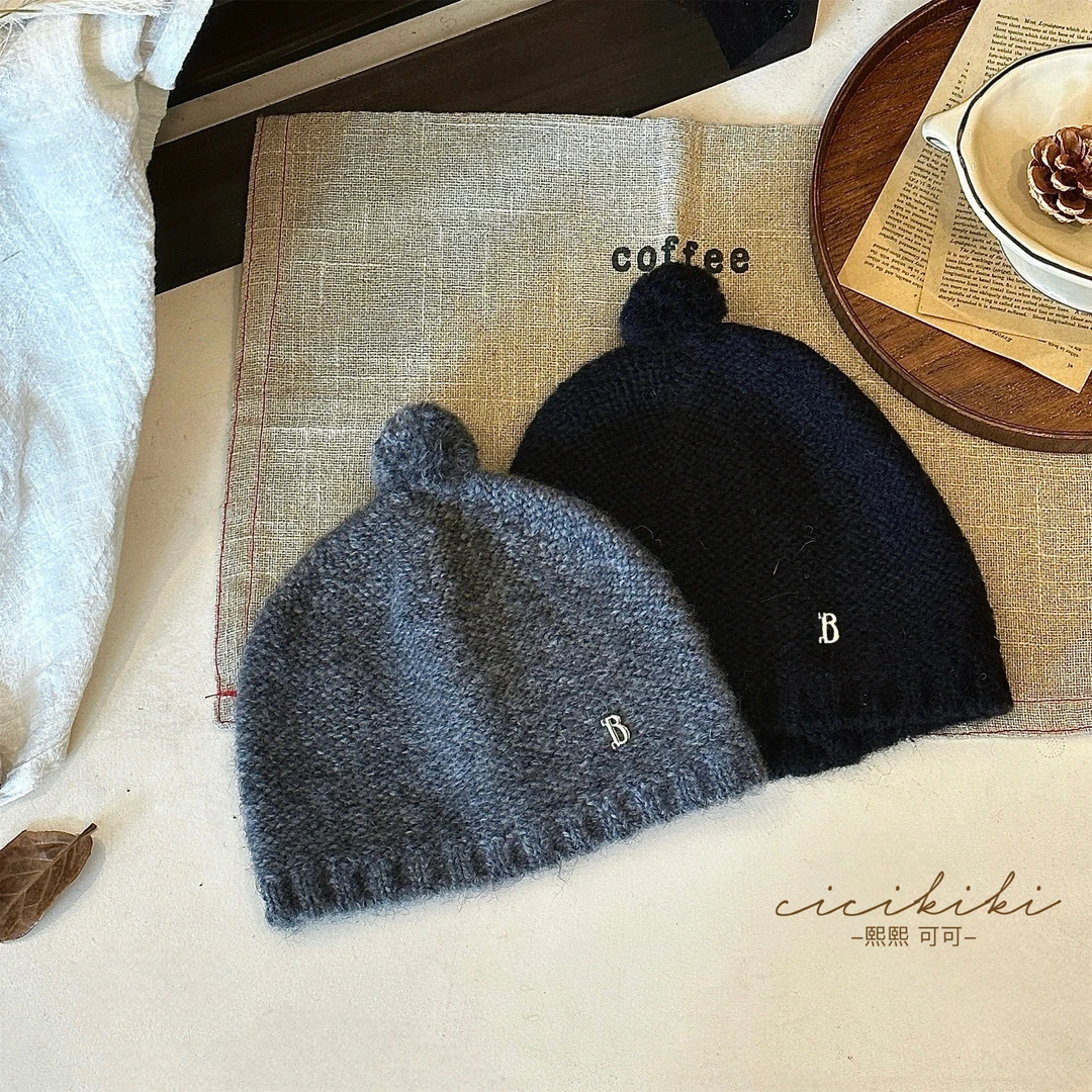 【纳尼】儿童时尚洋气针织帽子熙熙可可童品帽MZ2407