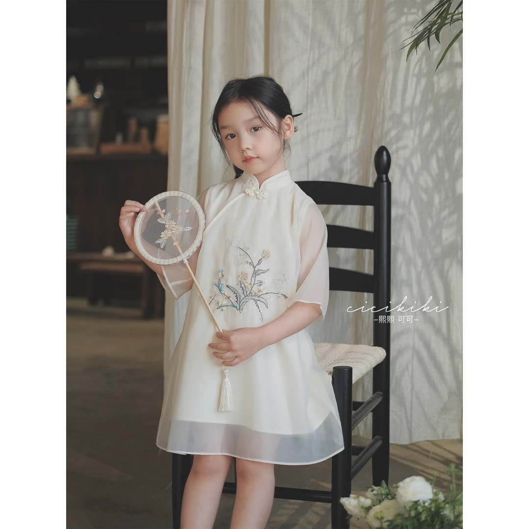 现货【知否】女童童装时尚夏款儿童连衣裙熙熙可可LYQ2412