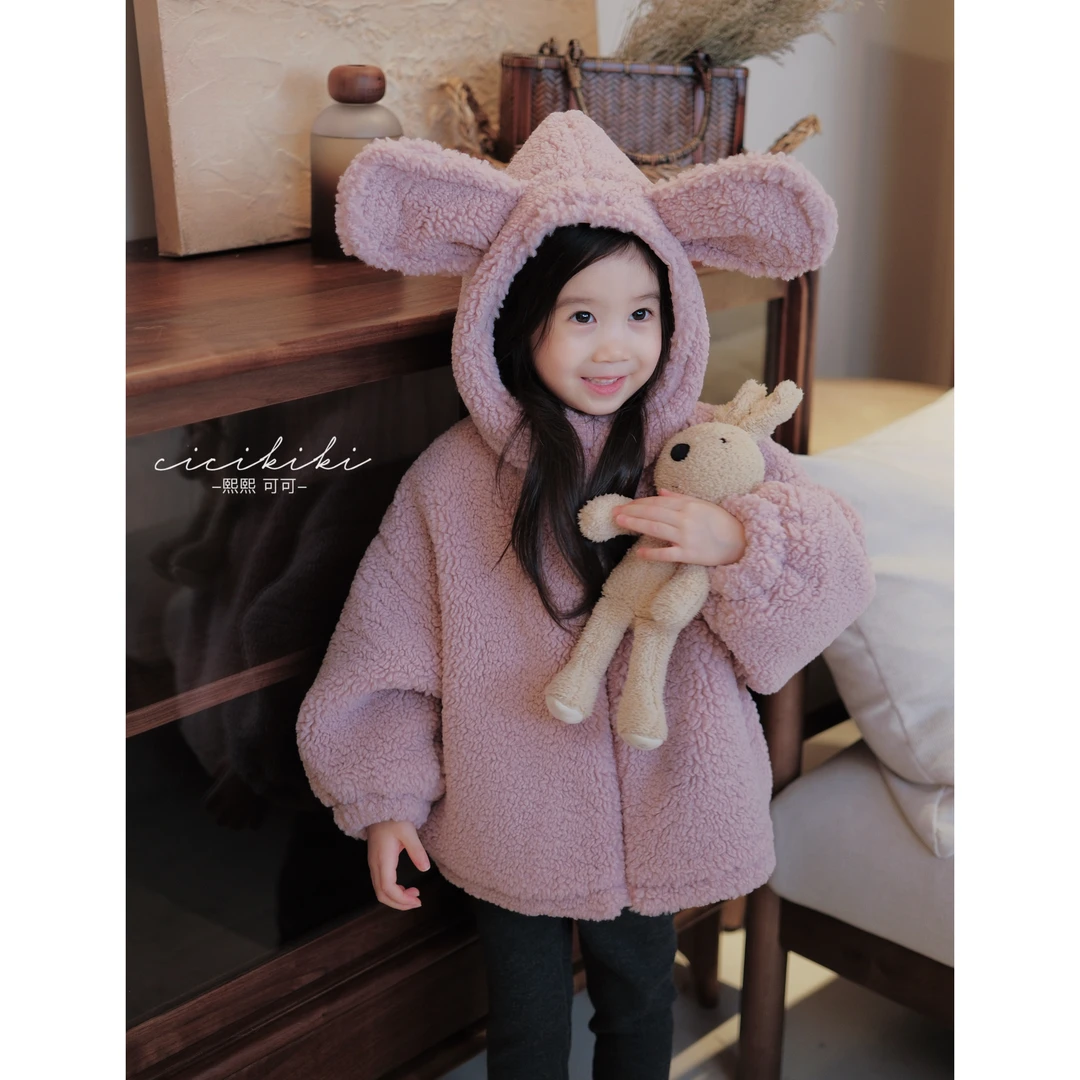 【纳恩雅】儿童童装秋冬时尚百搭夹棉外套 熙熙可可WT2443