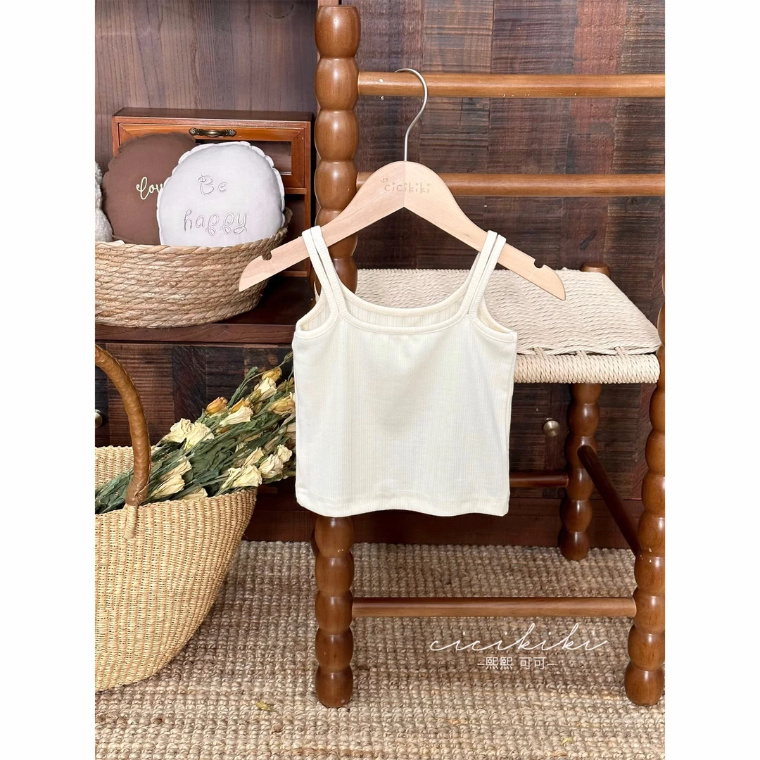 【茉莉日记】女童夏款新韩版百搭儿童背心吊带休闲熙熙可可BX2410