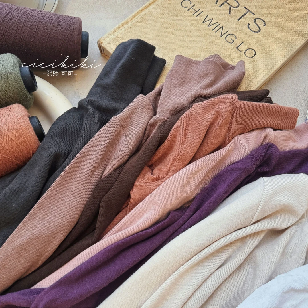 现货【暖宝宝高领】女童秋冬长袖纯色家居服打底衫熙熙可可DDS2402