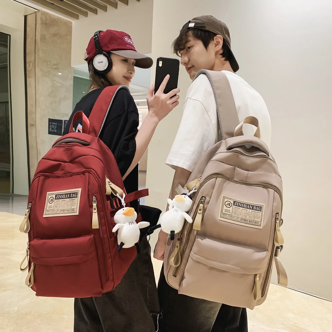 初中生防水书包小学生户外双肩包减负大容量高中生日系男女生背包