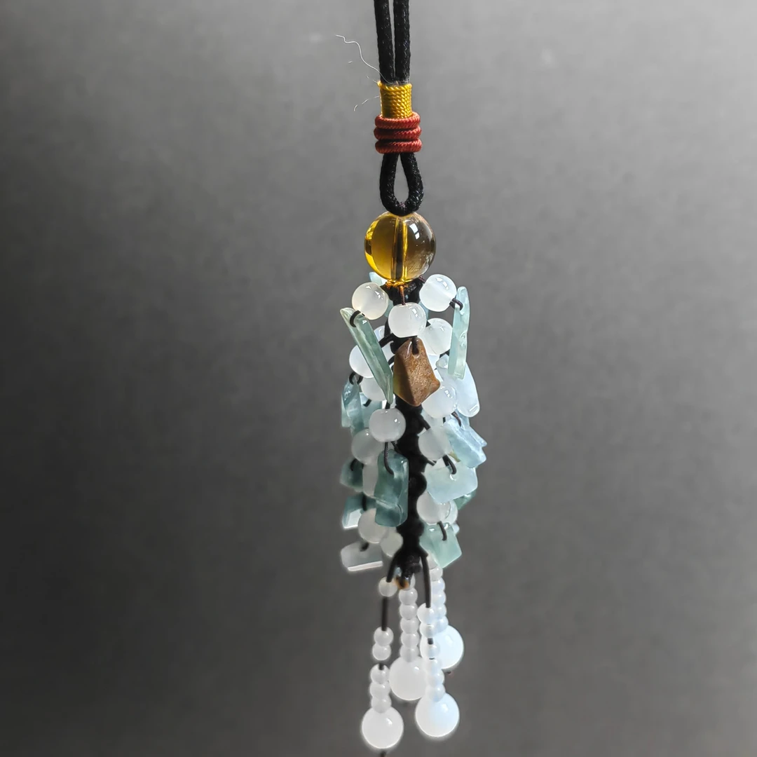 翡翠岁岁平安车挂包挂，有颜有品车挂