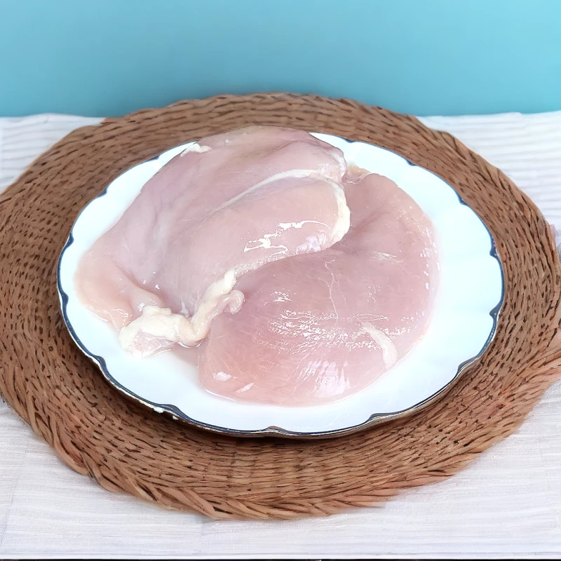新鲜冷冻去皮鸡胸肉5斤鲜嫩鸡胸肉轻食营养健身餐顺丰冷链包邮