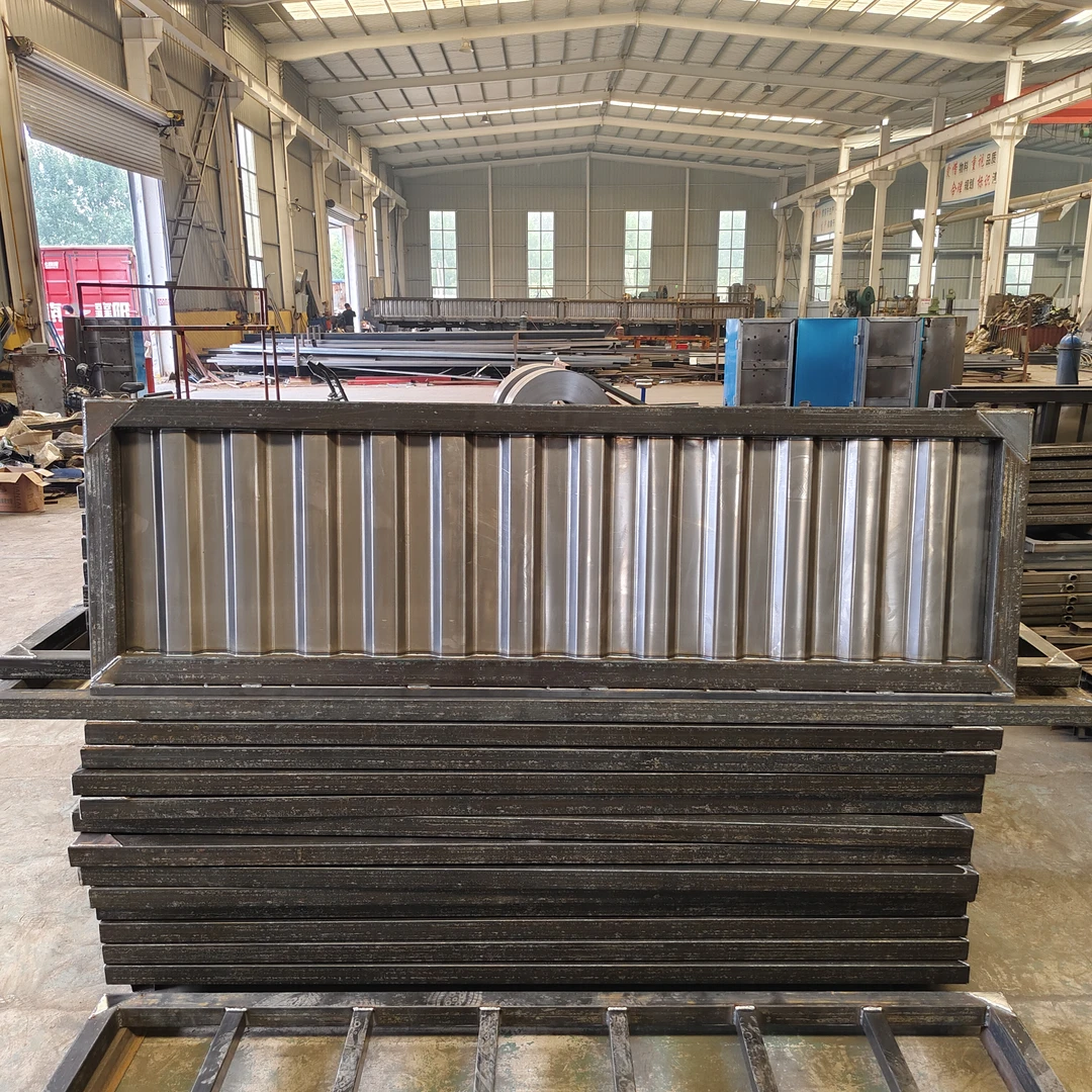 高强钢板栏板60高货车门扇 马槽板