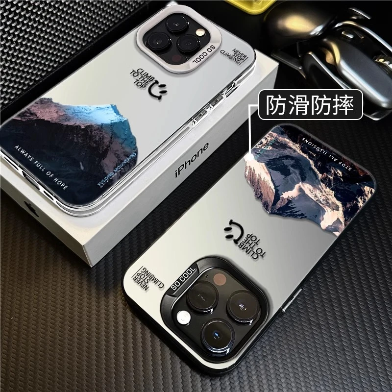 雪山14/13pro新款iPhone15ProMax防摔保护套适用苹果12/116promax