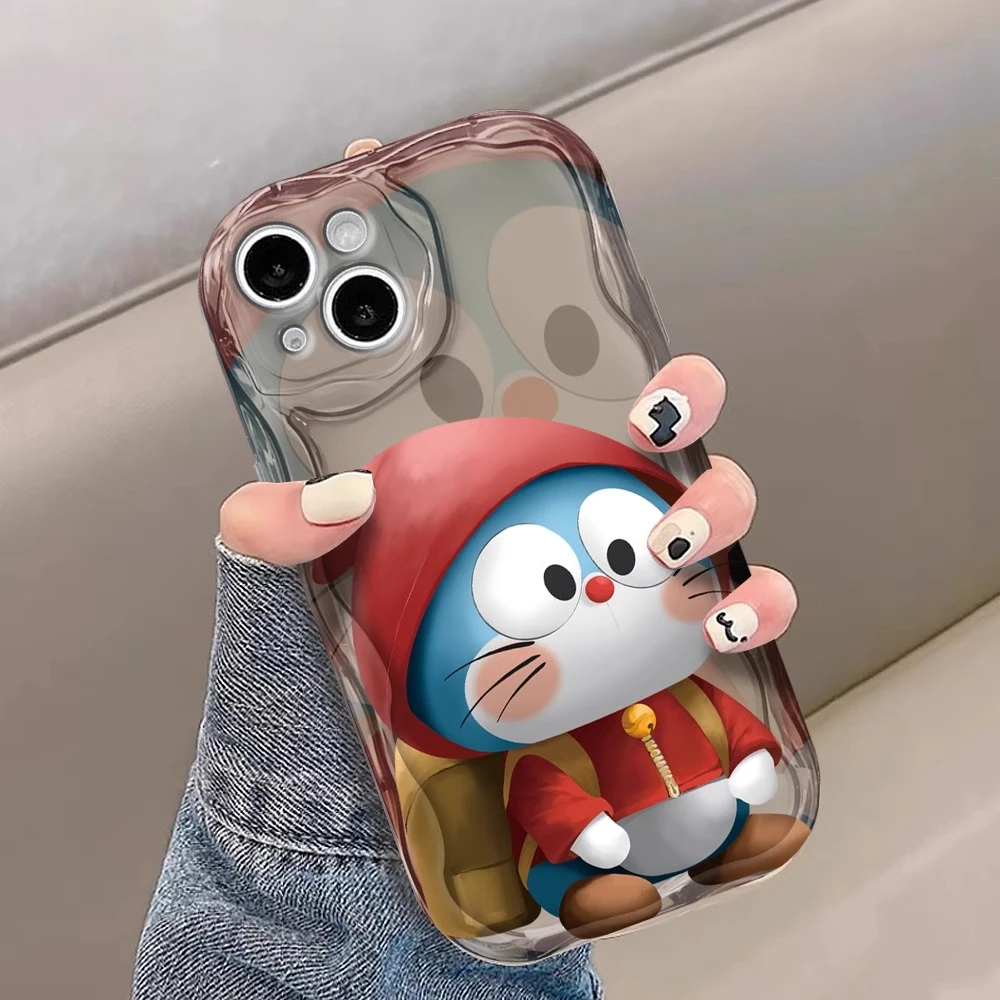适用苹果15Promax手机壳iPhone14可爱叮当猫17卡通17网红16promax