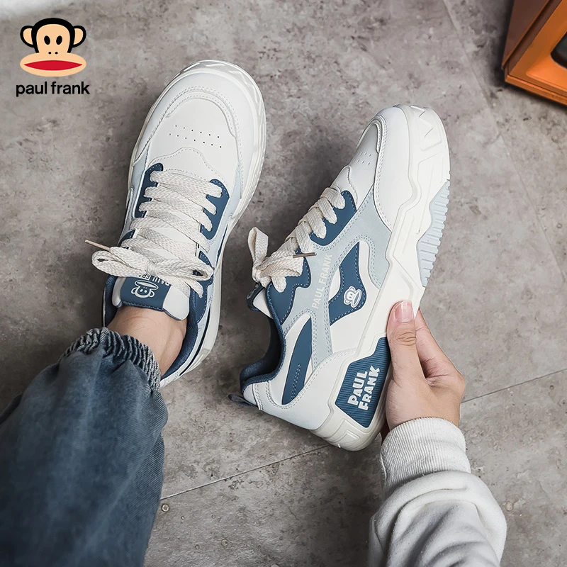 大嘴猴男鞋秋冬款2024新款防寒保暖加绒加厚保暖棉鞋潮牌高帮板鞋