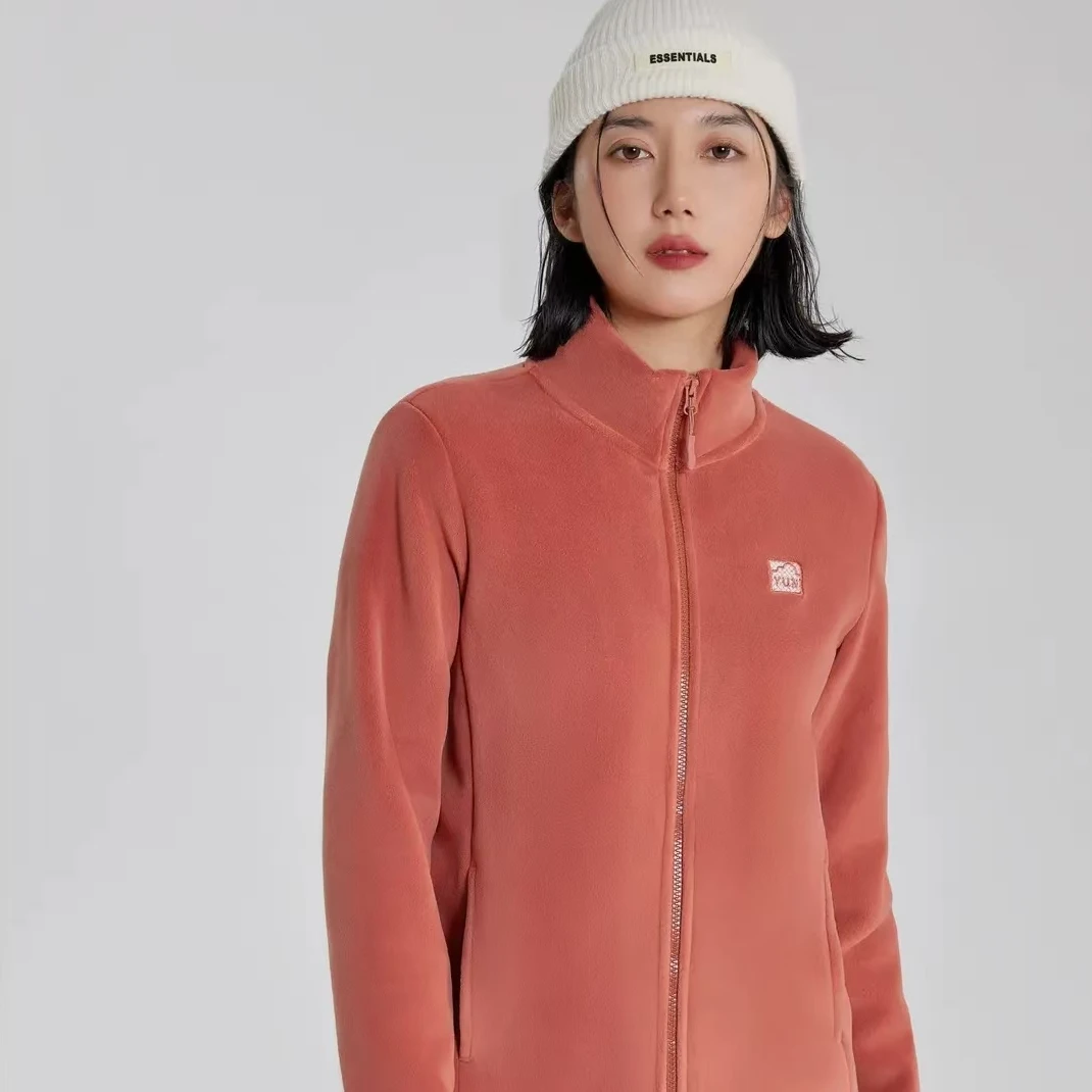 女款秋冬季新款升级版加绒加厚保暖防风休闲户外运动云感绒外套