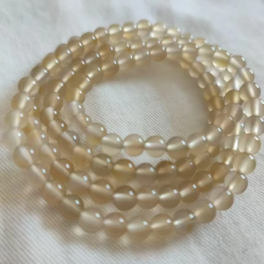 北红逊克玛瑙手绕128粒0.6