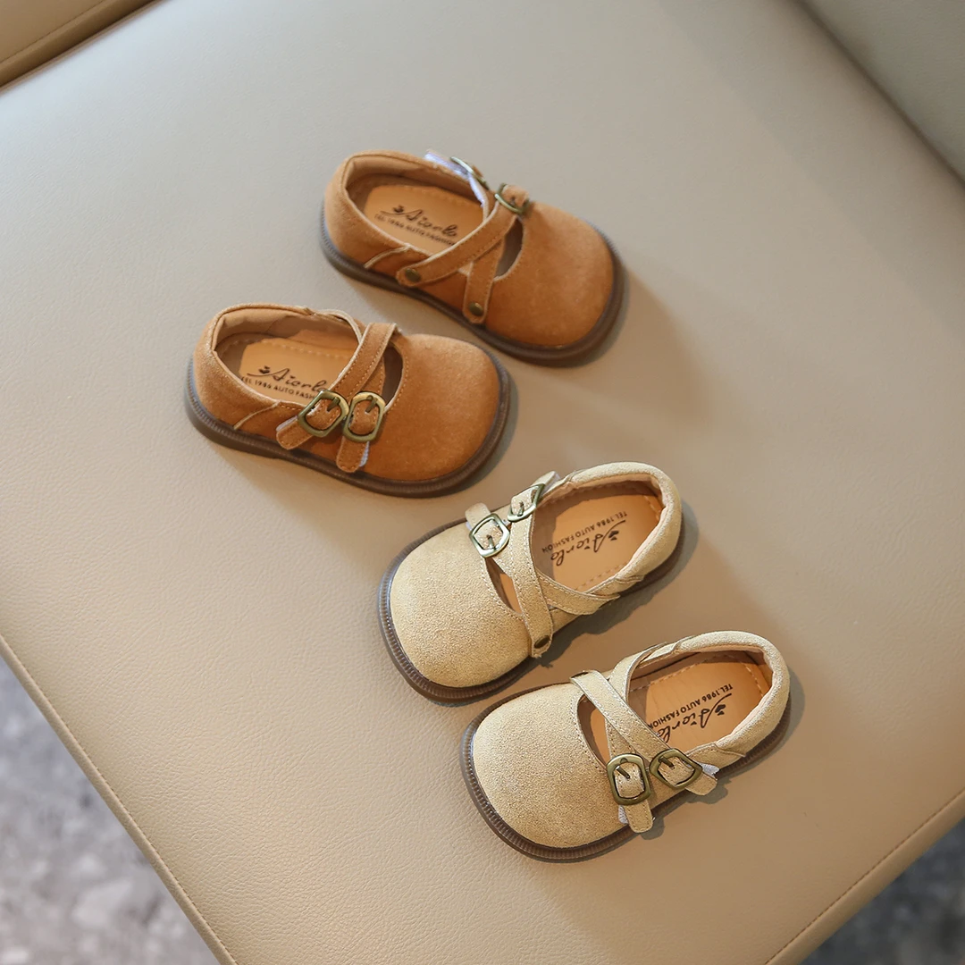 软底学步鞋女春秋款软底婴儿学步鞋防滑一岁小童单鞋女童公主鞋