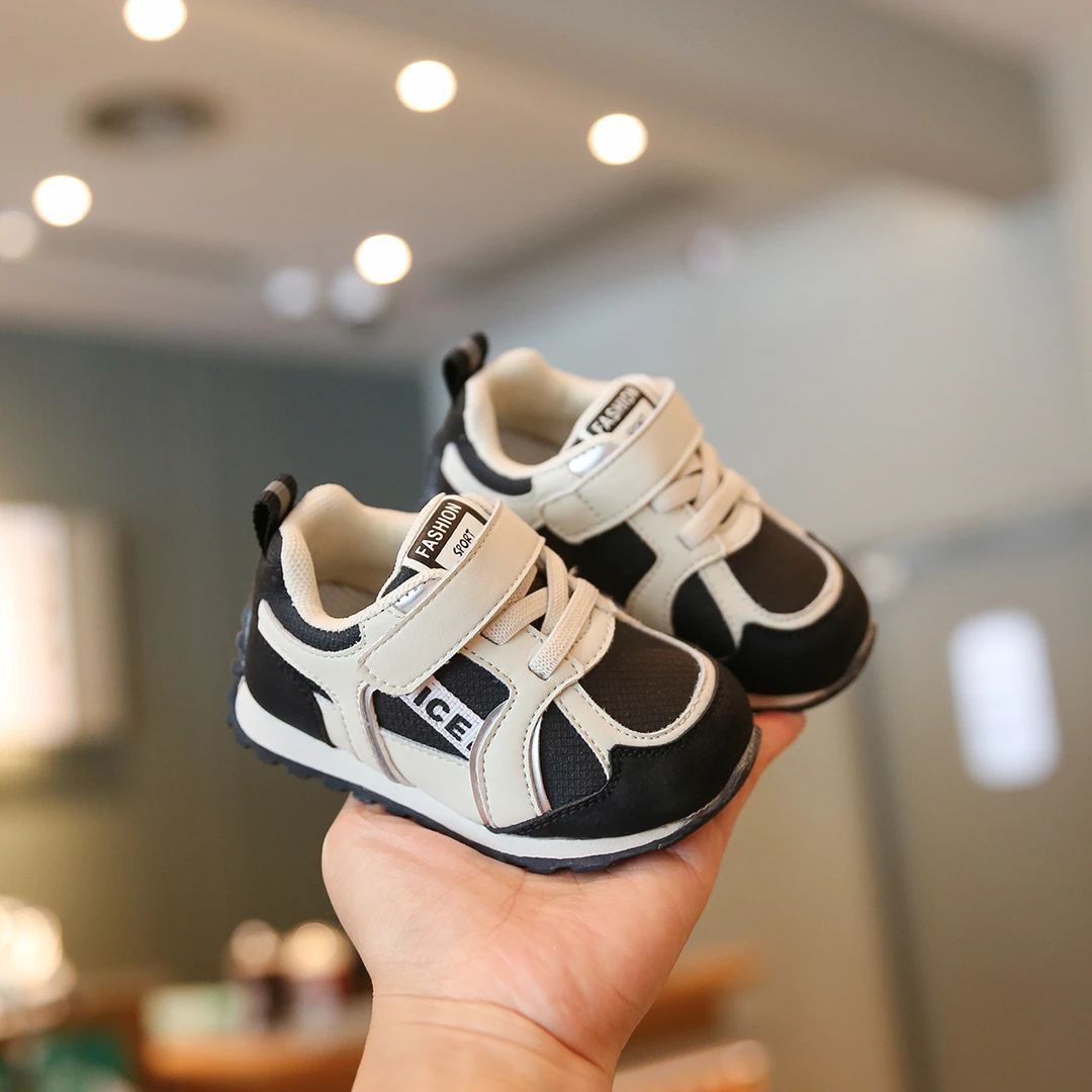 小童时尚老爹鞋男宝宝学步鞋婴儿鞋子秋款女宝休闲运动鞋男童板鞋