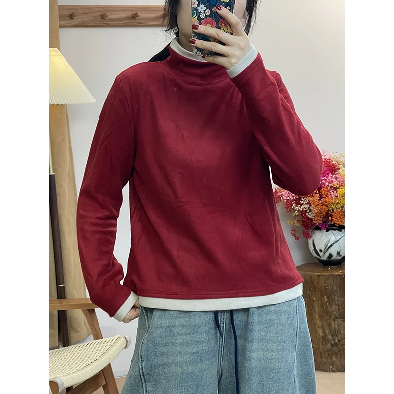 DaoZi/丹丹 9101-拼色卫衣