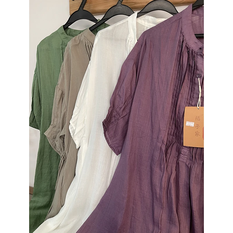 DaoZi/丹丹 128-苎麻连衣裙