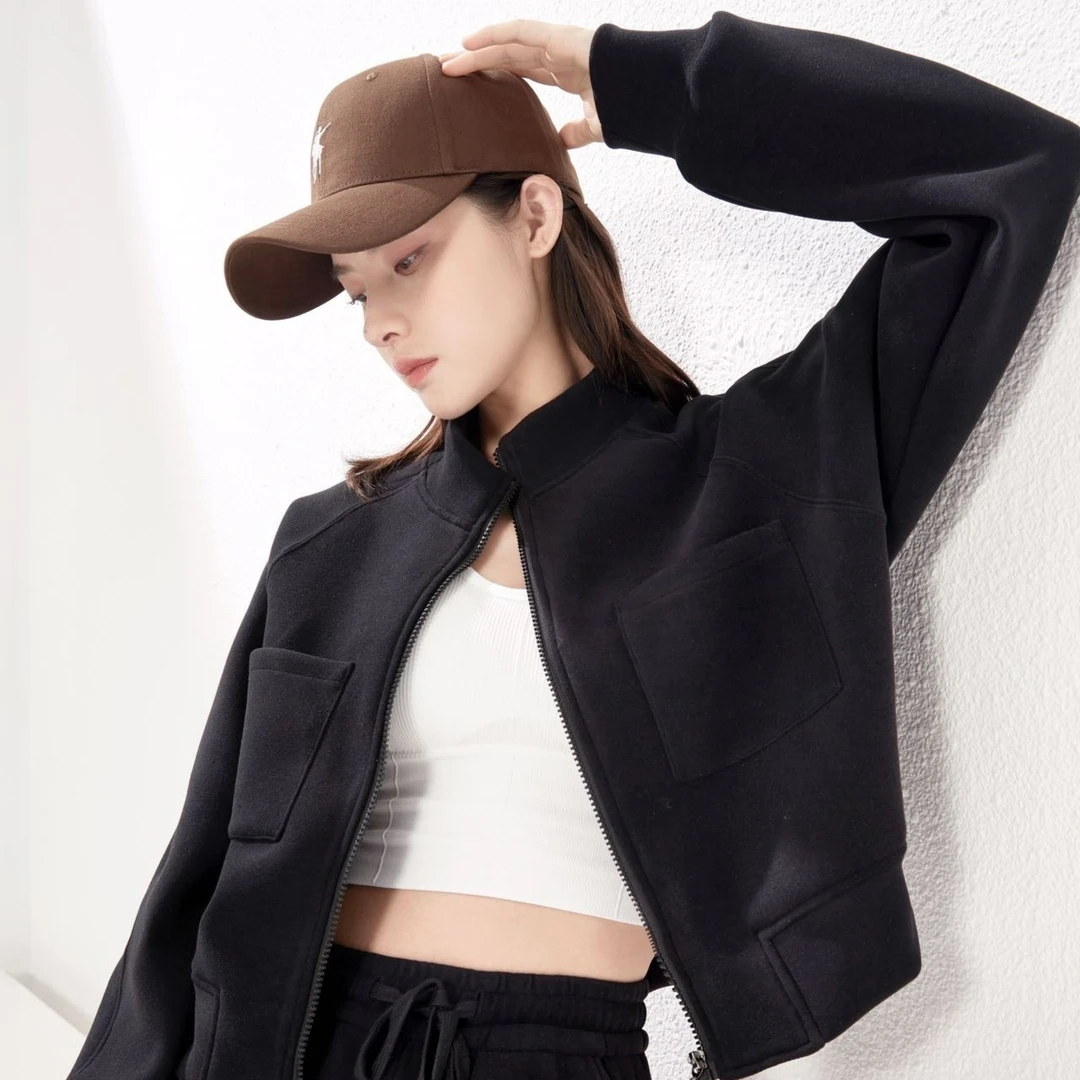 防风烧花夜光刺绣时短外套女款-22102