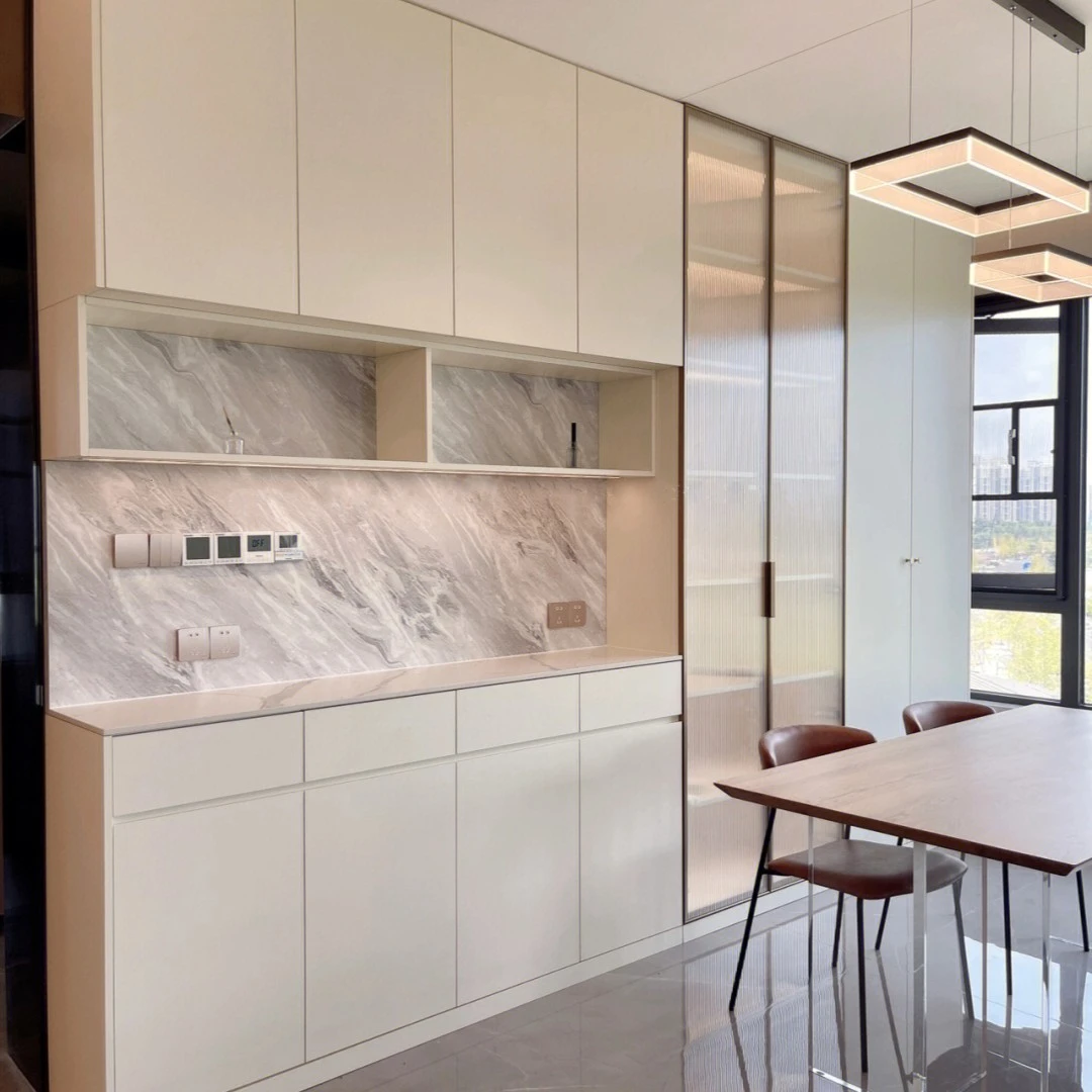 边柜酒柜家用客餐厅储物柜靠墙茶水柜多功能收纳柜定制