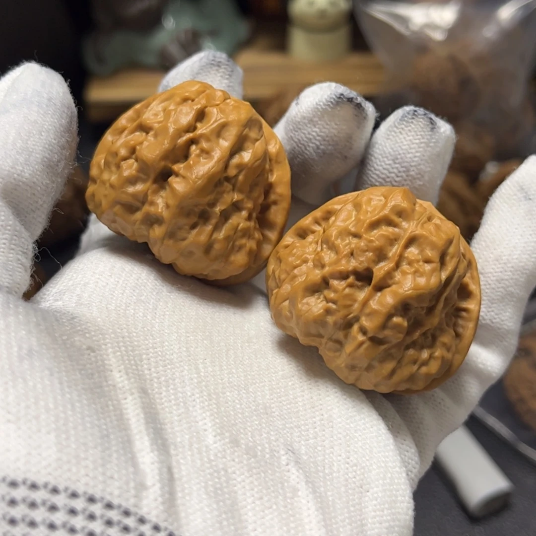 文玩核桃吊坠?40精修打底蛤蟆头100