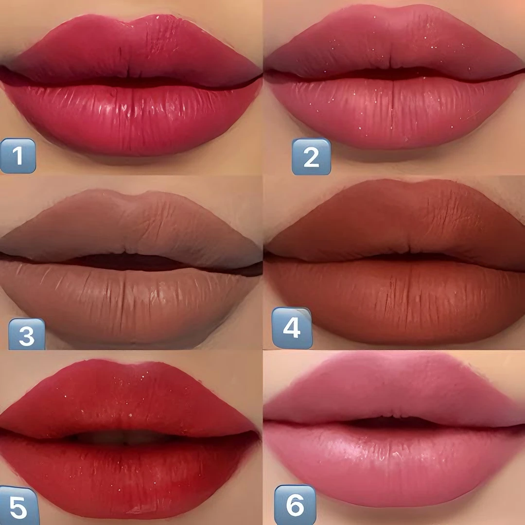 辣妹自己品牌持色唇釉，显白，哑光唇釉 不退换豆沙色唇泥不易掉