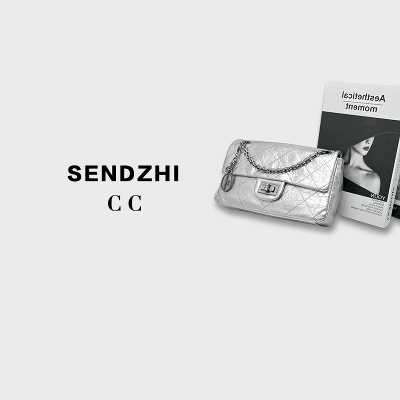 【CC甄选】ZT-D9616-1-银色-RAIN.CUN轻奢小众时尚百搭女士包包