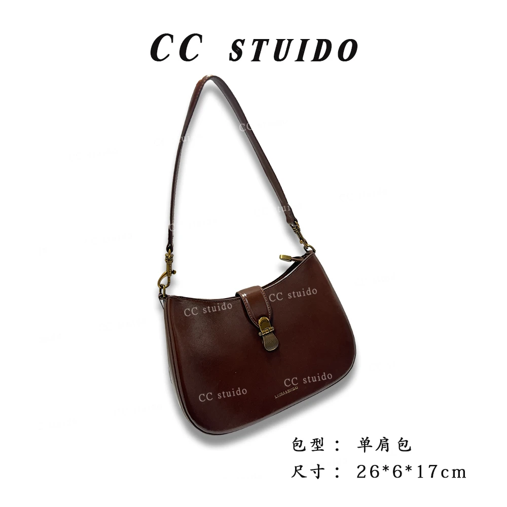 【尚恩CC】SD-3913-咖啡-轻奢时尚简约百搭女士新款单肩包