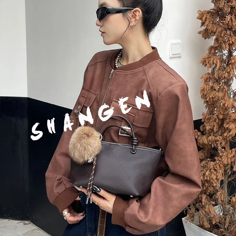 【尚恩CC】ZT-D7112-慕尼咖-24*9*15轻奢时尚女新款手提单肩斜挎包