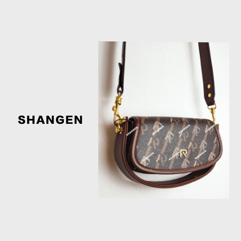 【尚恩CC】RA-3612-棕色-RAIN.CUN轻奢小众时尚女士包