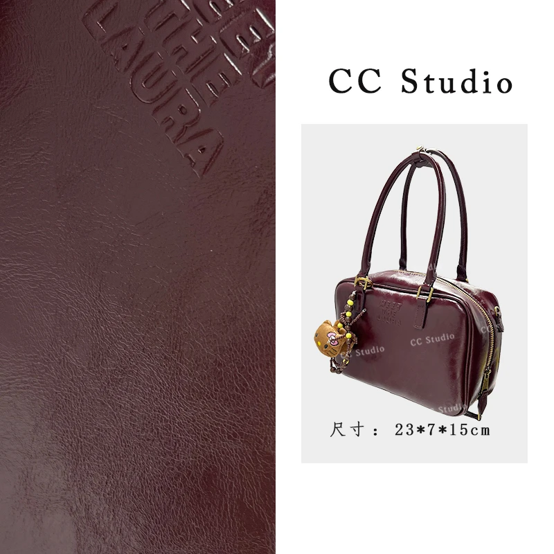 【尚恩CC】SD-5095-野玫瑰-轻奢女新款手提保龄球斜挎包