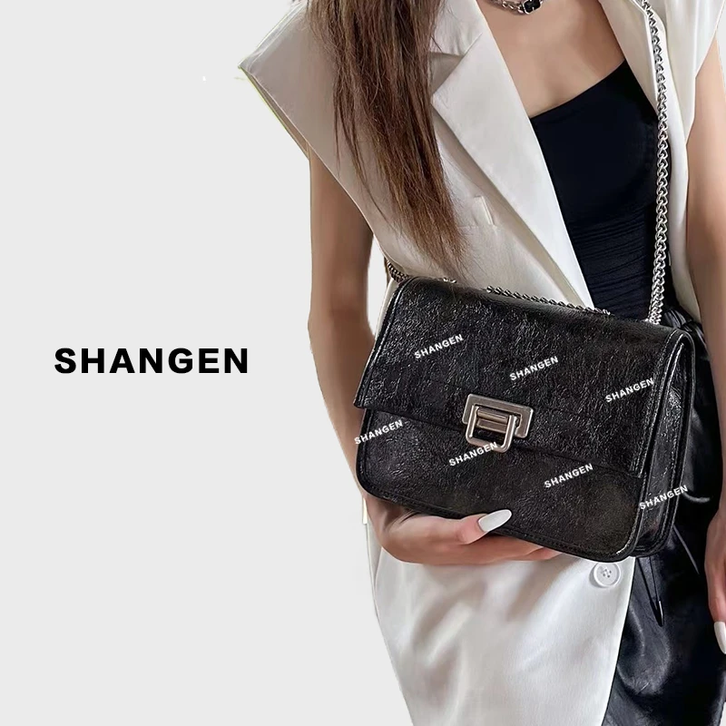 【尚恩CC】QYX-81227-水墨画-RAIN.CUN轻奢小众时尚女士包26*8*18